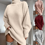 Adia™ - Sexy Sweaterjurk met hoge hals voor dames