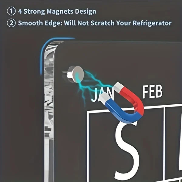 Boardy™ - Magnetische agenda voor koelkast
