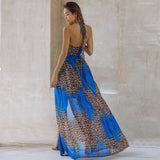 Bohe™ - Rugloze jurk met luipaardprint