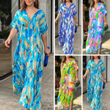 Medozer™- Kleurrijke midi-jurk voor vrouwen