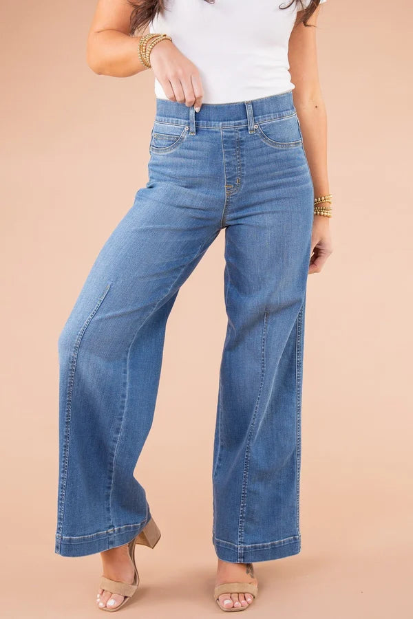 Magari™ - Stretchy Jeans met brede pijpen