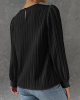 Zilay™ - Effen blouse met lange mouwen