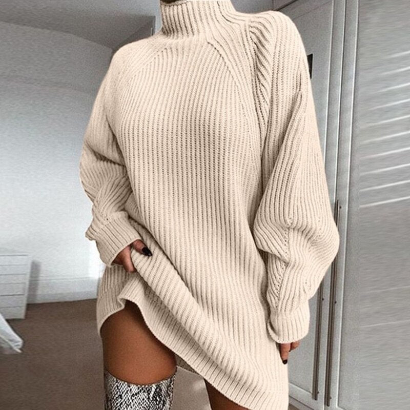 LooseFittingTurtleneckSweater™ -Houdt je de hele dag warm