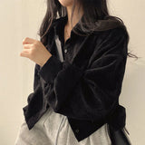 Wonder™ - Corduroy Cropped Oversized Jas