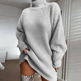 Adia™ - Sexy Sweaterjurk met hoge hals voor dames