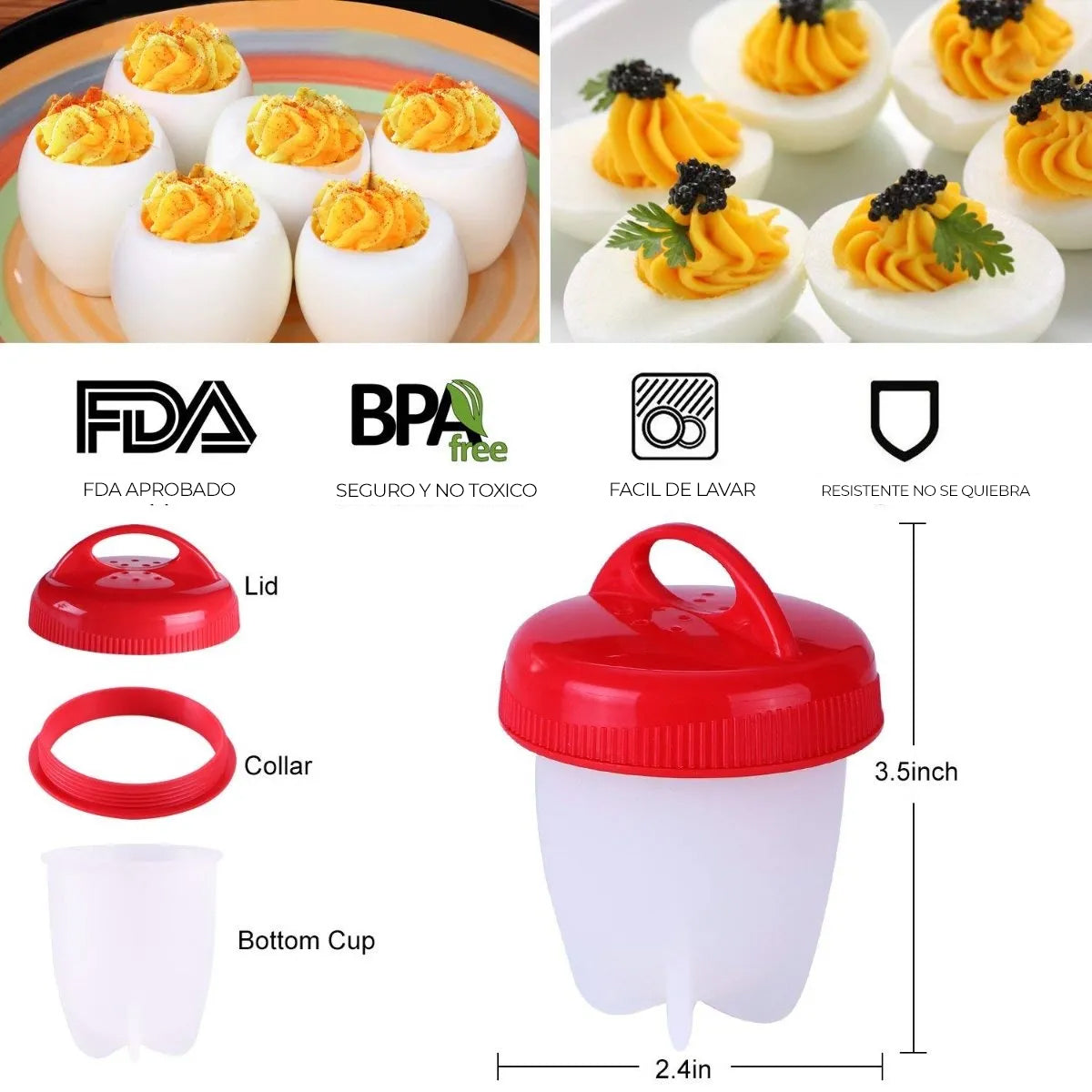 BoilEgger™ - Hardgekookt ei krijgen zonder de schaal te verwijderen