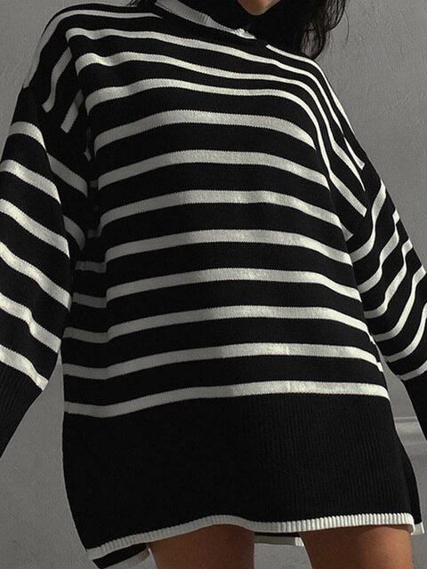 LooseStripedSweater™ - Voel je goed en geniet van het comfort