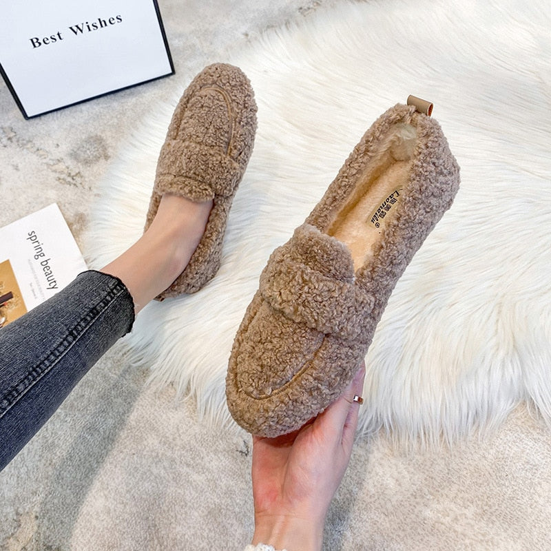 Plushi™ - Warme Plush Loafers voor Vrouwen