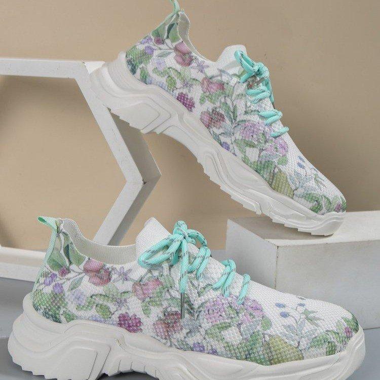 Breather™ - Orthopedische schoenen met kant en bloemenprint