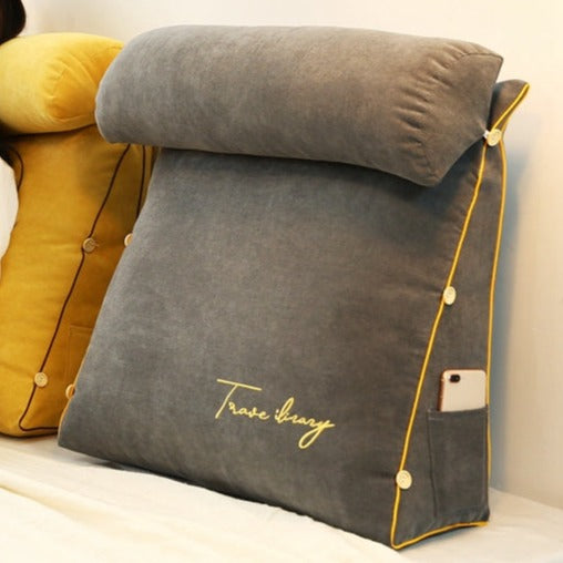 BackrestPillow™ - Geniet van ultieme ondersteuning wanneer u achterover leunt